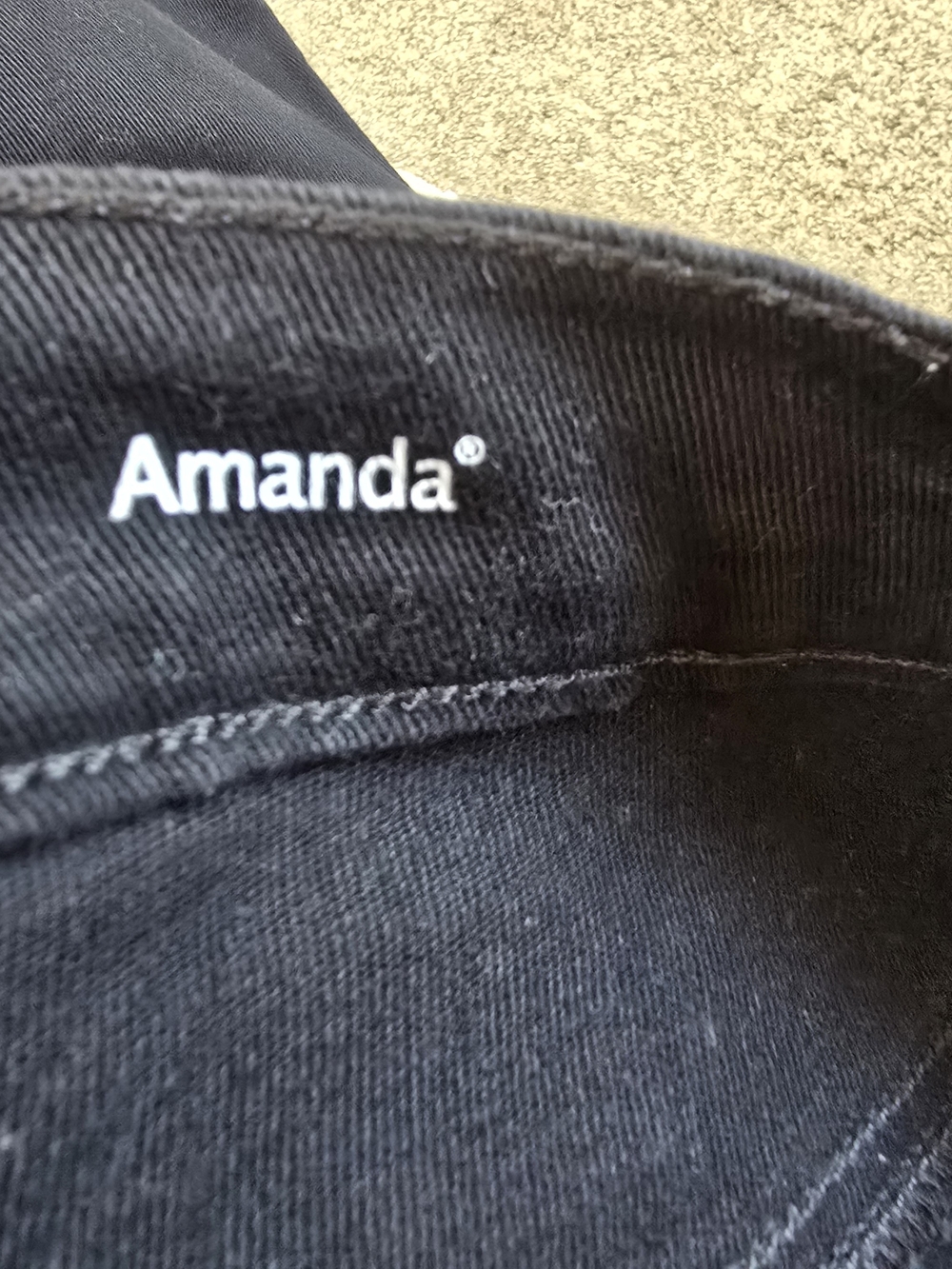 Black Jean Capris